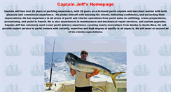 Desktop Screenshot of capt-jeff.com